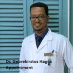 Dr. Gebrekirstos Hagos Appointment