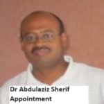 Dr Abdulaziz Sherif Appointment