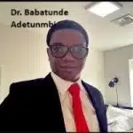 Dr. Babatunde Adetunmbi